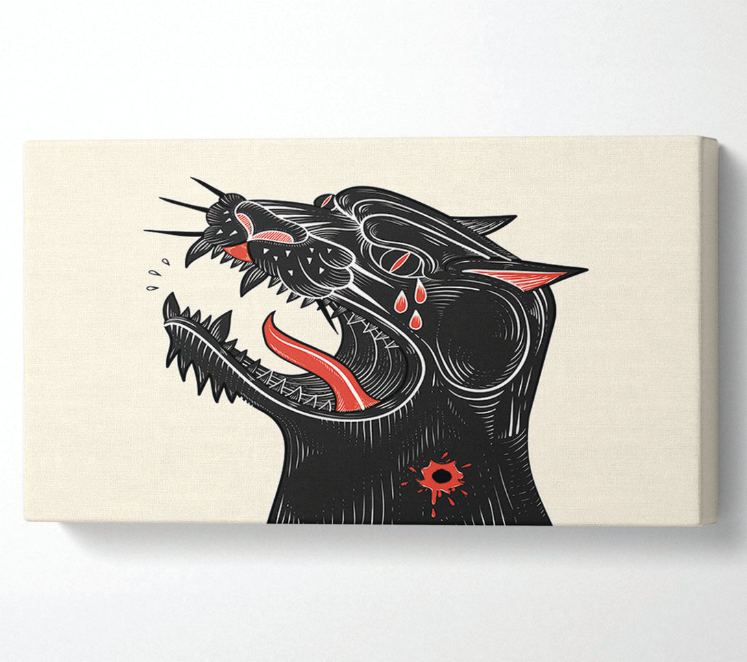  A Canvas Print of Tattoo Jaguar Canvas Wall Art