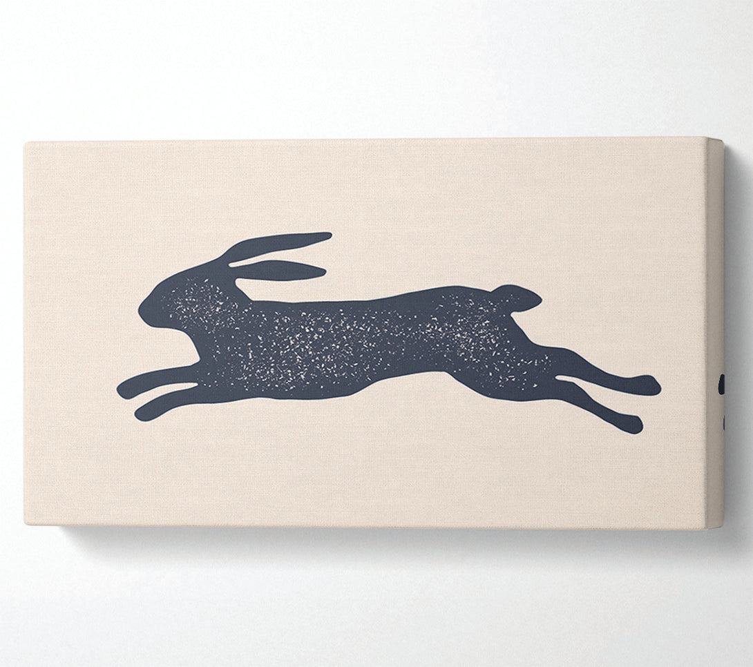  A Canvas Print of The Bouncing Hare Canvas Wall Art