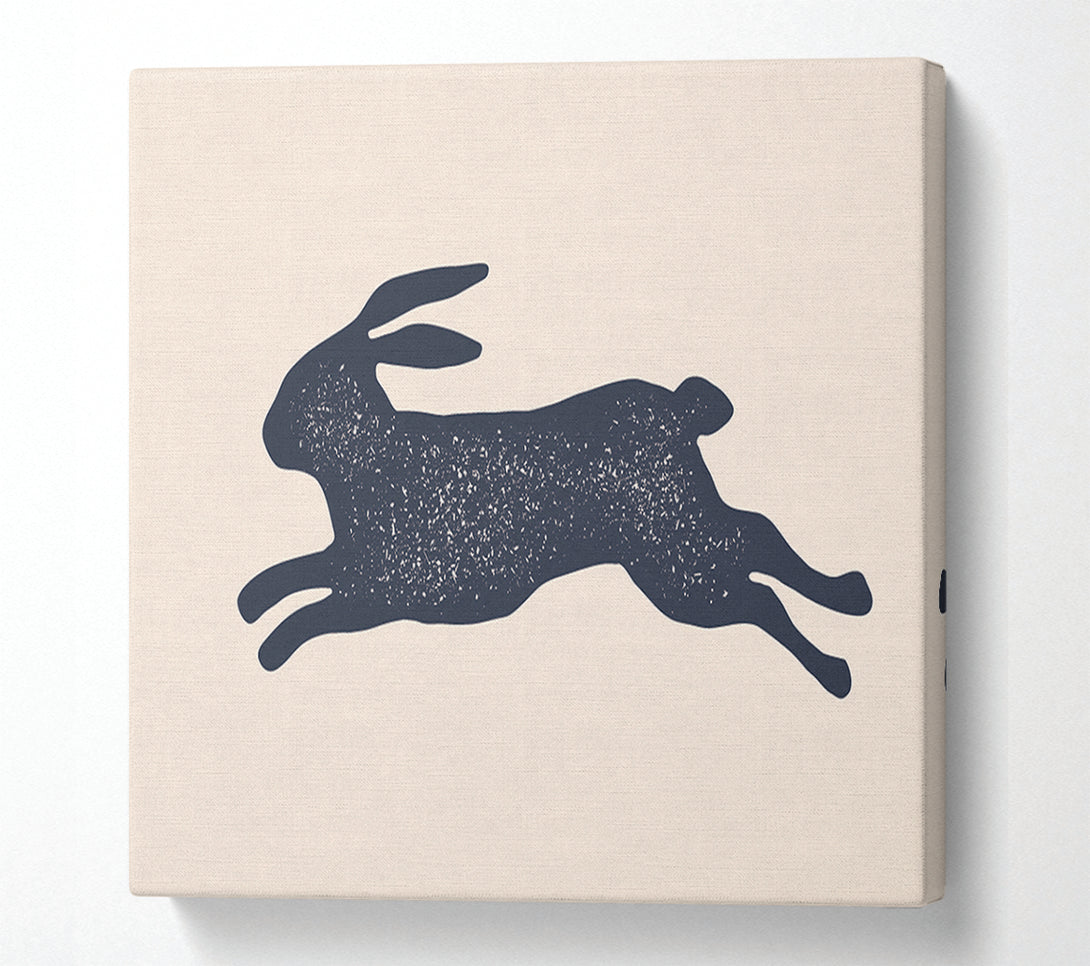  A Canvas Print of The Bouncing Hare Canvas Wall Art