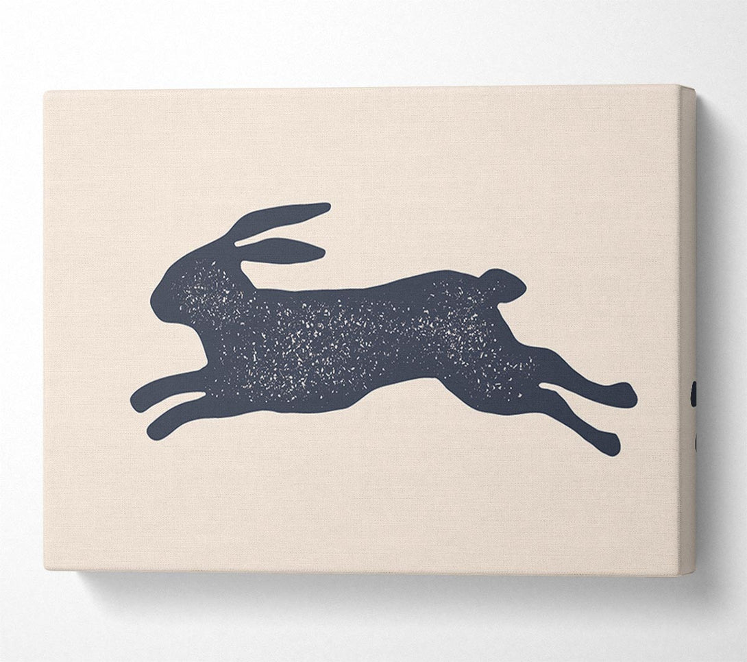 A Canvas Print of The Bouncing Hare Canvas Wall Art
