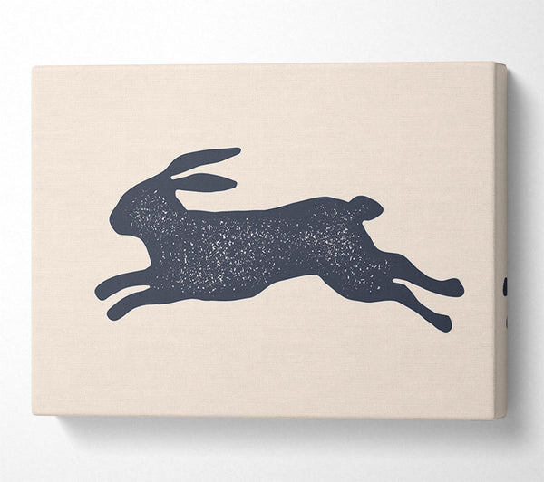  A Canvas Print of The Bouncing Hare Canvas Wall Art