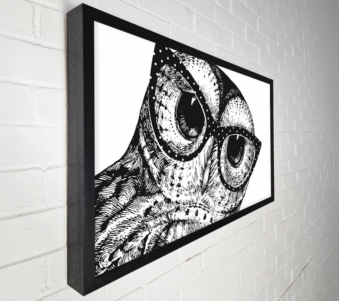  A Canvas Print of The Smart Owl Canvas Wall Art