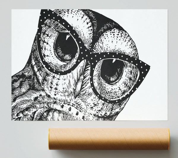 The Smart Owl Giclee Print