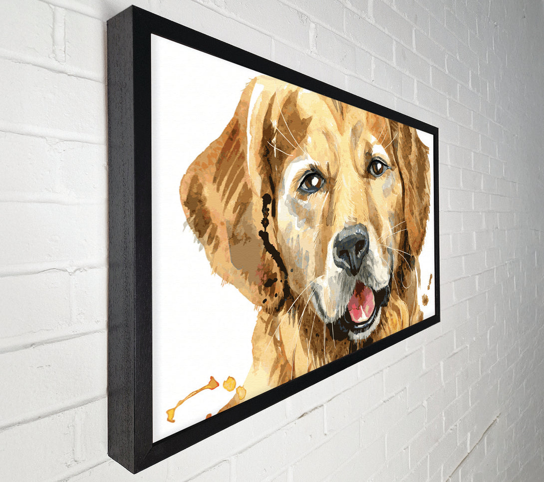  A Canvas Print of Labrador Happiness Canvas Wall Art