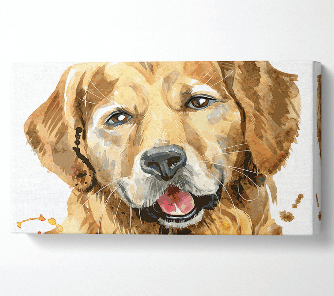  A Canvas Print of Labrador Happiness Canvas Wall Art