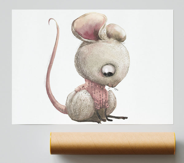 The Little Mouse Crouching Poster