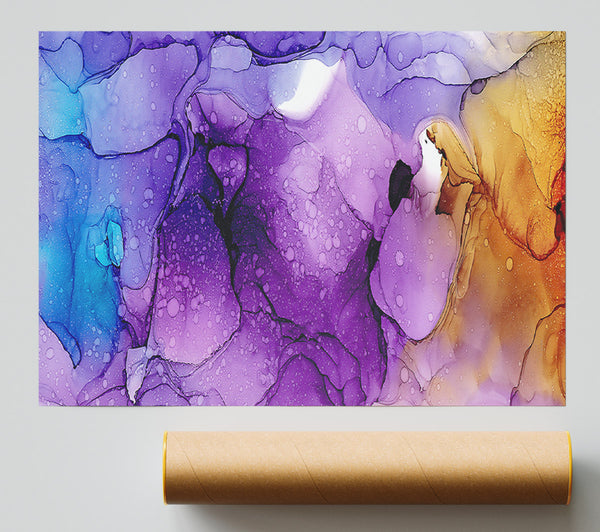 Water And Oil Submerse Poster