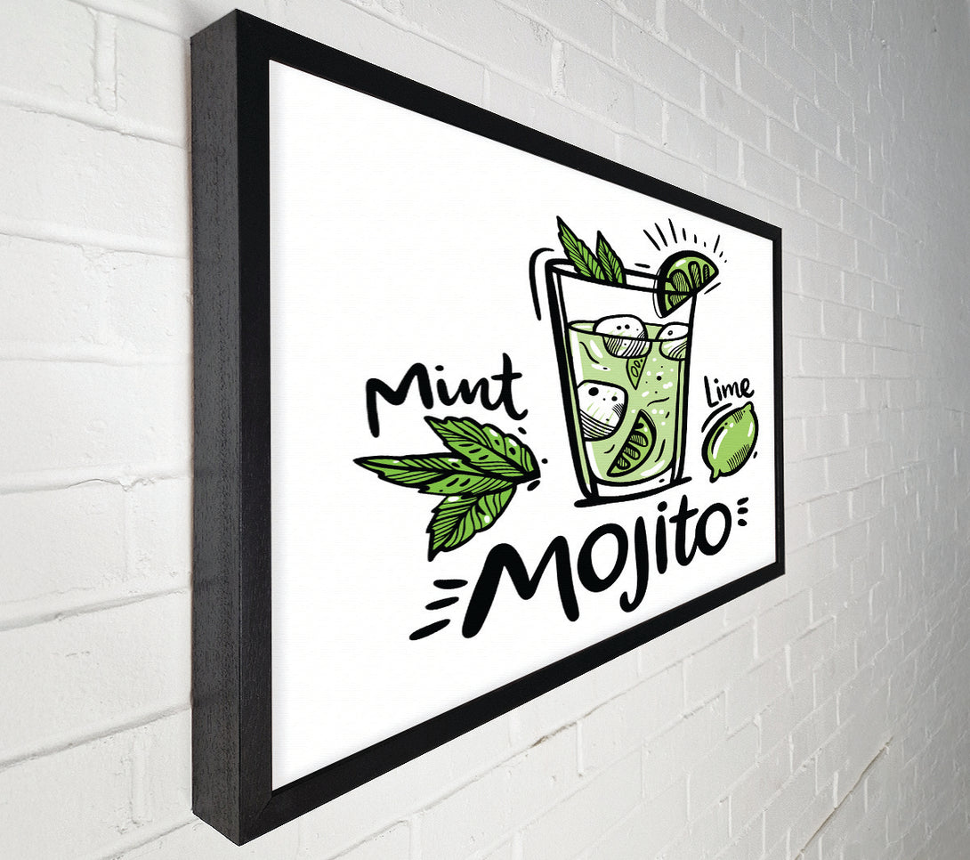 A Canvas Print of Drinks Mojito Summer Canvas Print