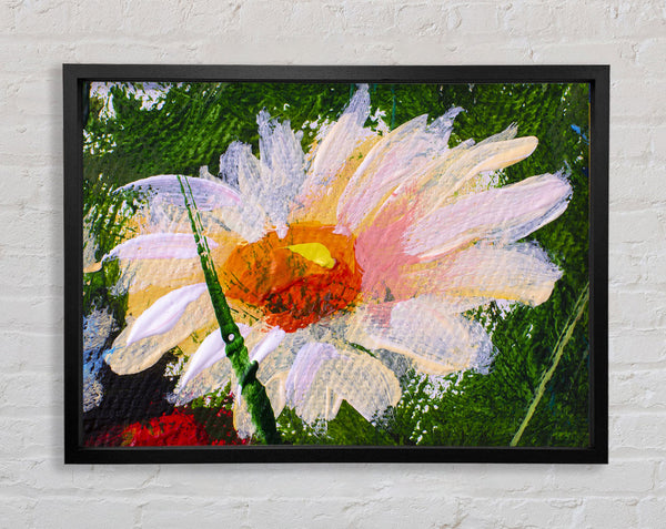 Painted Daisy Framed Print