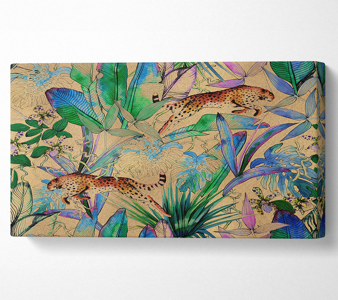  A Canvas Print of Stunning Leopard Leap Canvas Art