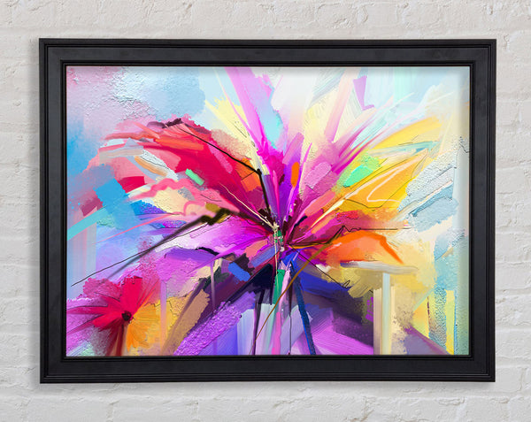 Fractal Flower Framed Print