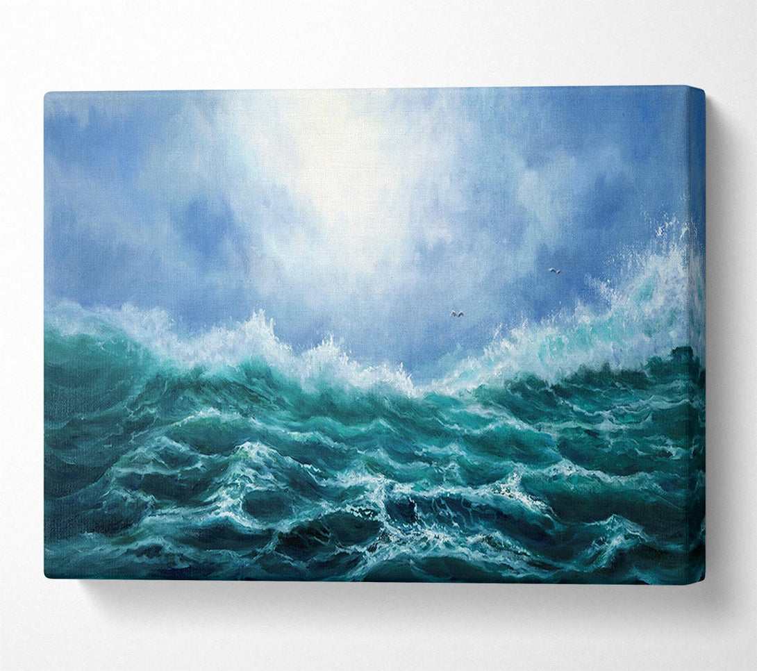  A Canvas Print of Turquoise Ocean Wonder Canvas Wall Art