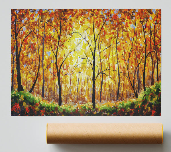 Summertime Forest Print
