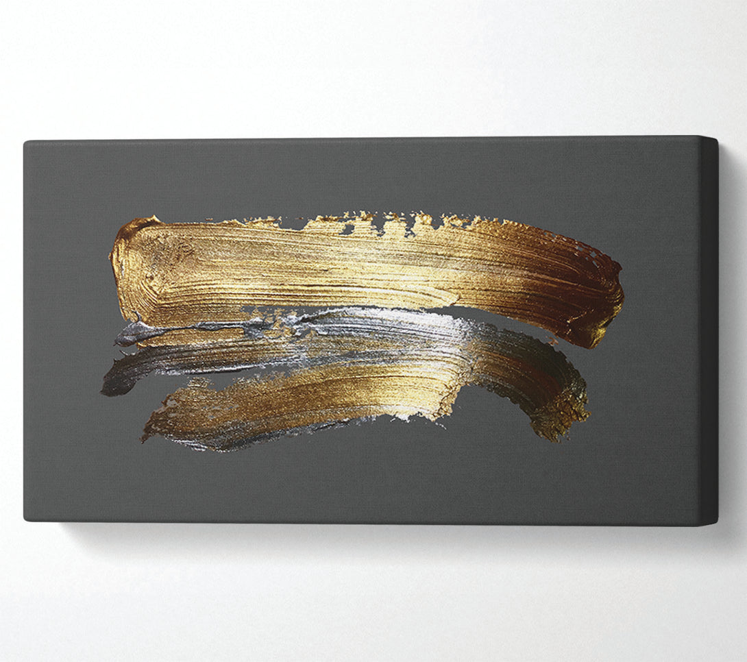  A Canvas Print of Gold Wash Canvas Art