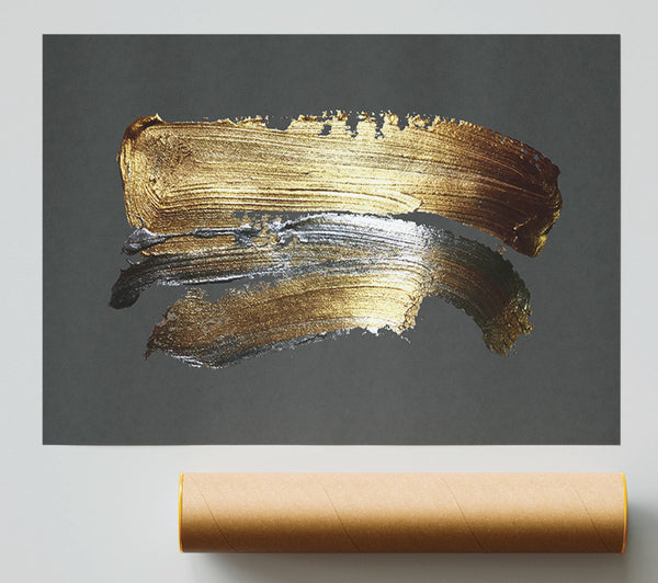 Gold Wash Print