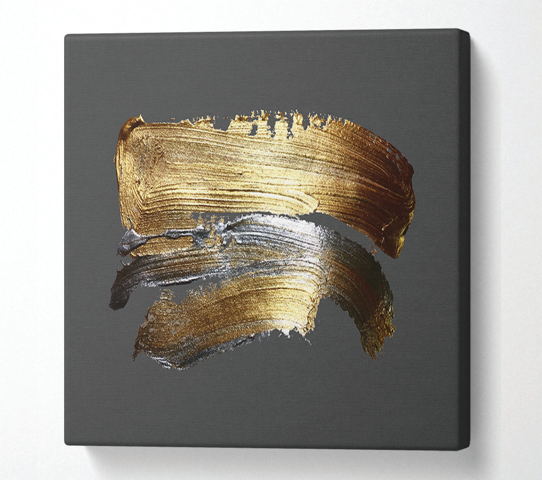  A Canvas Print of Gold Wash Canvas Art