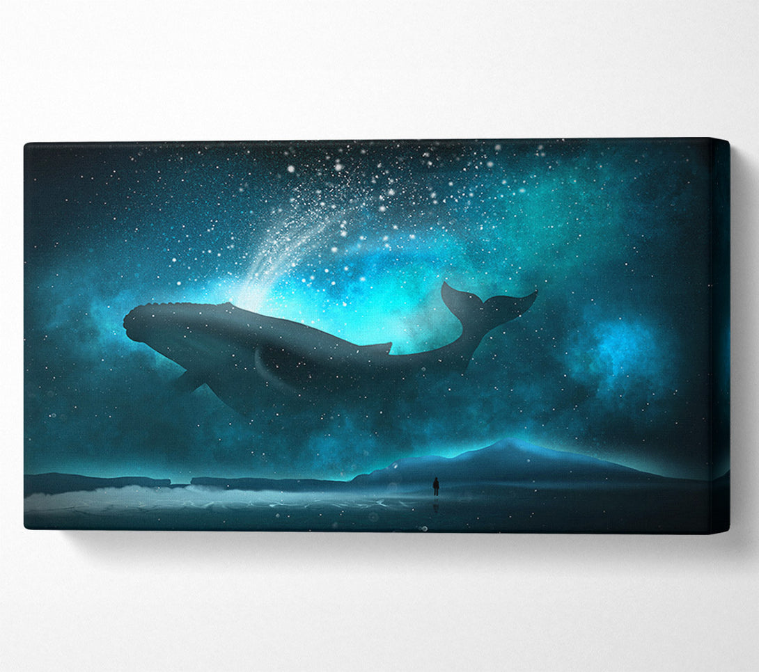  A Canvas Print of The Whale Of The Universe Canvas Art
