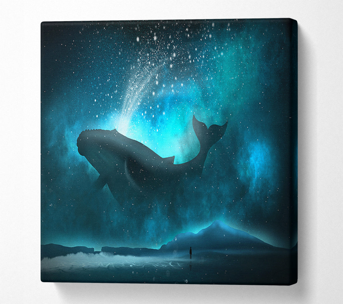  A Canvas Print of The Whale Of The Universe Canvas Art