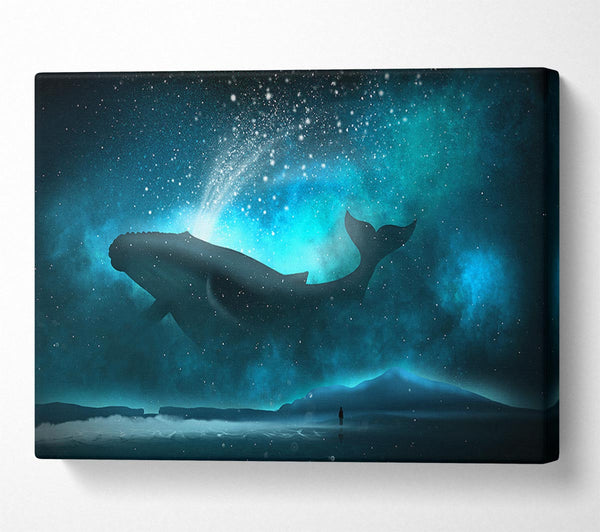  A Canvas Print of The Whale Of The Universe Canvas Art