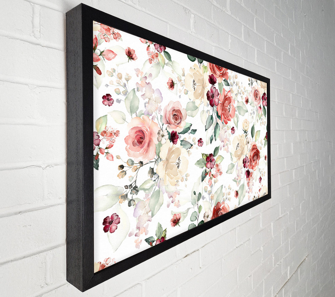  A Canvas Print of Natural Flowers In Blossom Canvas Print