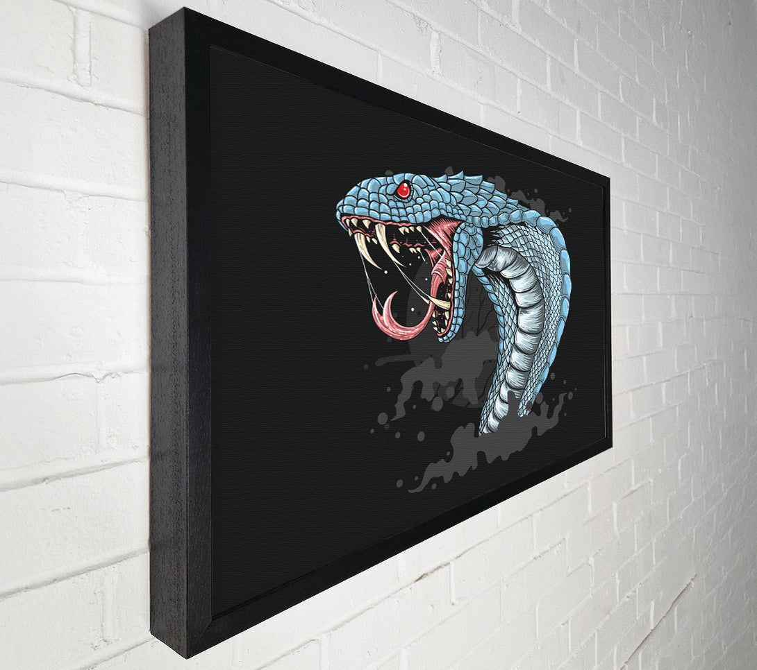  A Canvas Print of Scary Cobra Teeth Canvas Wall Art