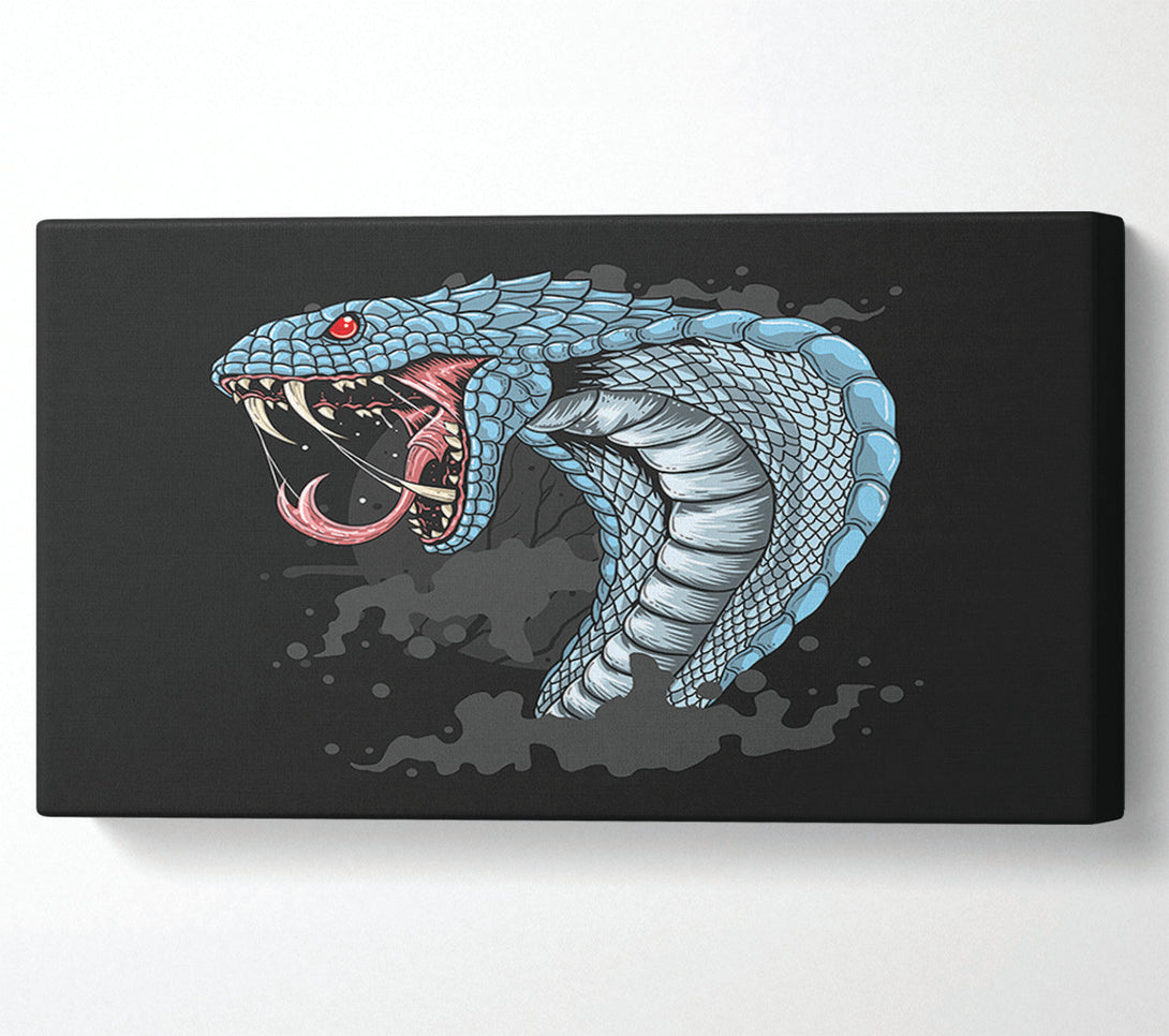  A Canvas Print of Scary Cobra Teeth Canvas Wall Art