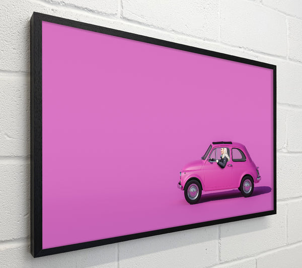 Pink Fiat 500 Classic