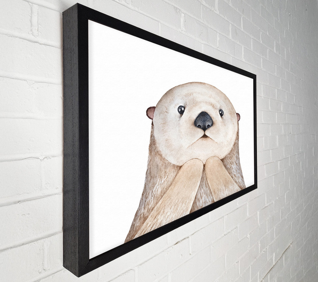  A Canvas Print of Otter Day What Canvas Wall Art