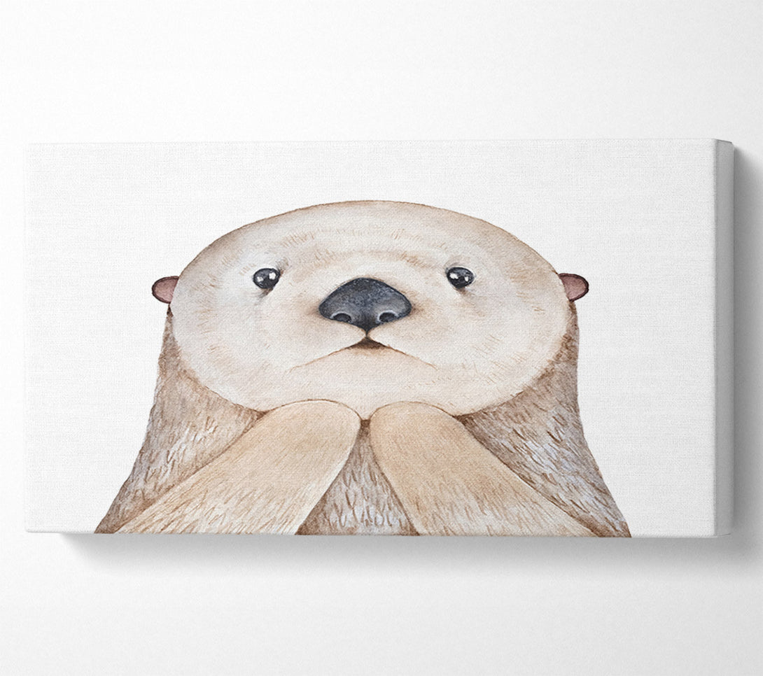  A Canvas Print of Otter Day What Canvas Wall Art