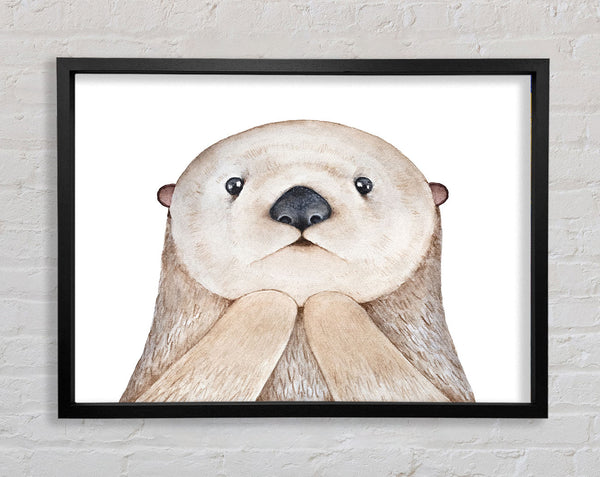 Otter Day What Framed Print