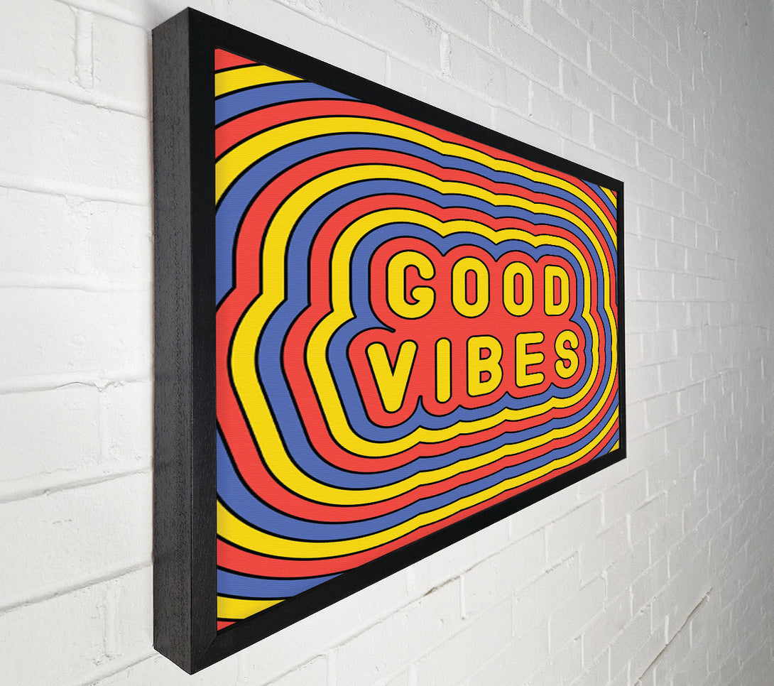  A Canvas Print of Good Vibes Canvas Print