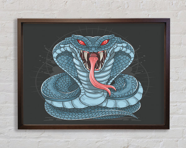 Fear The Cobra Framed Print