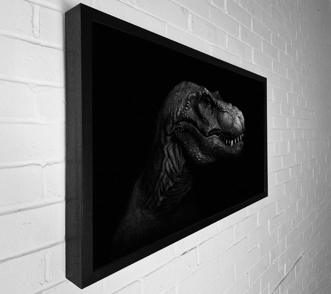  A Canvas Print of T-Rex In The Dark Canvas Art