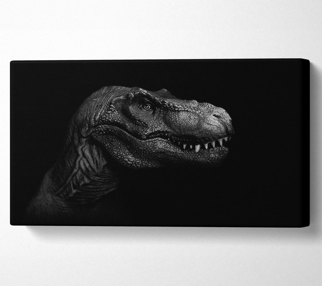  A Canvas Print of T-Rex In The Dark Canvas Art