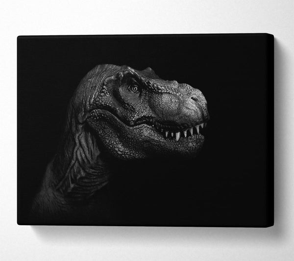  A Canvas Print of T-Rex In The Dark Canvas Art