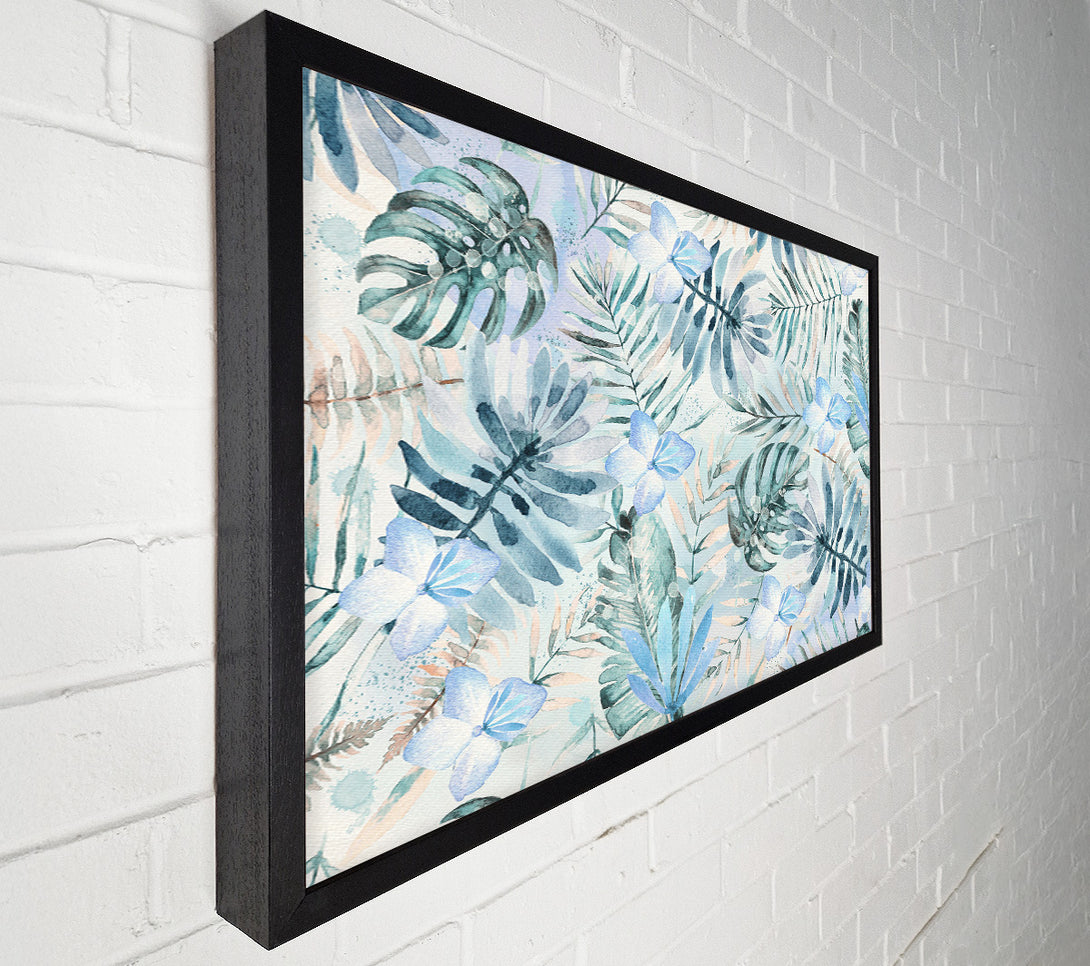  A Canvas Print of Cheese Plant Foliage Canvas Art