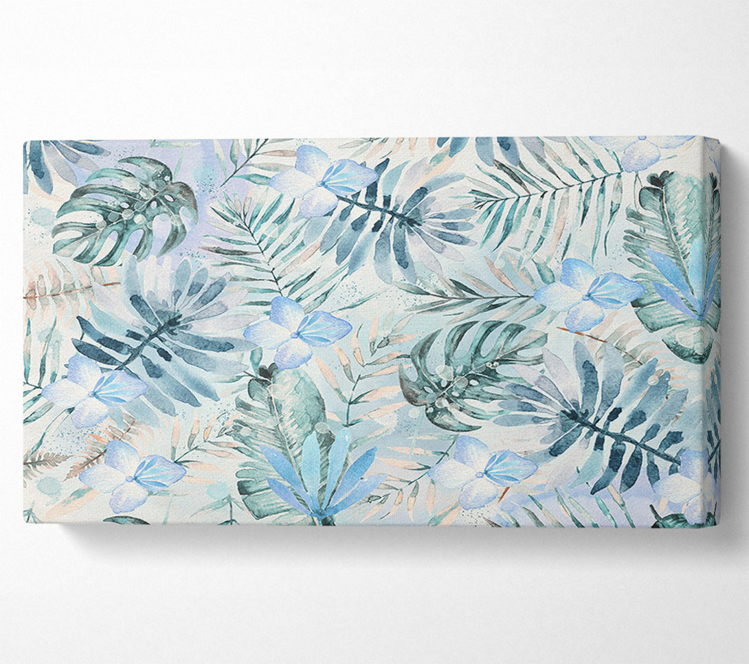  A Canvas Print of Cheese Plant Foliage Canvas Art