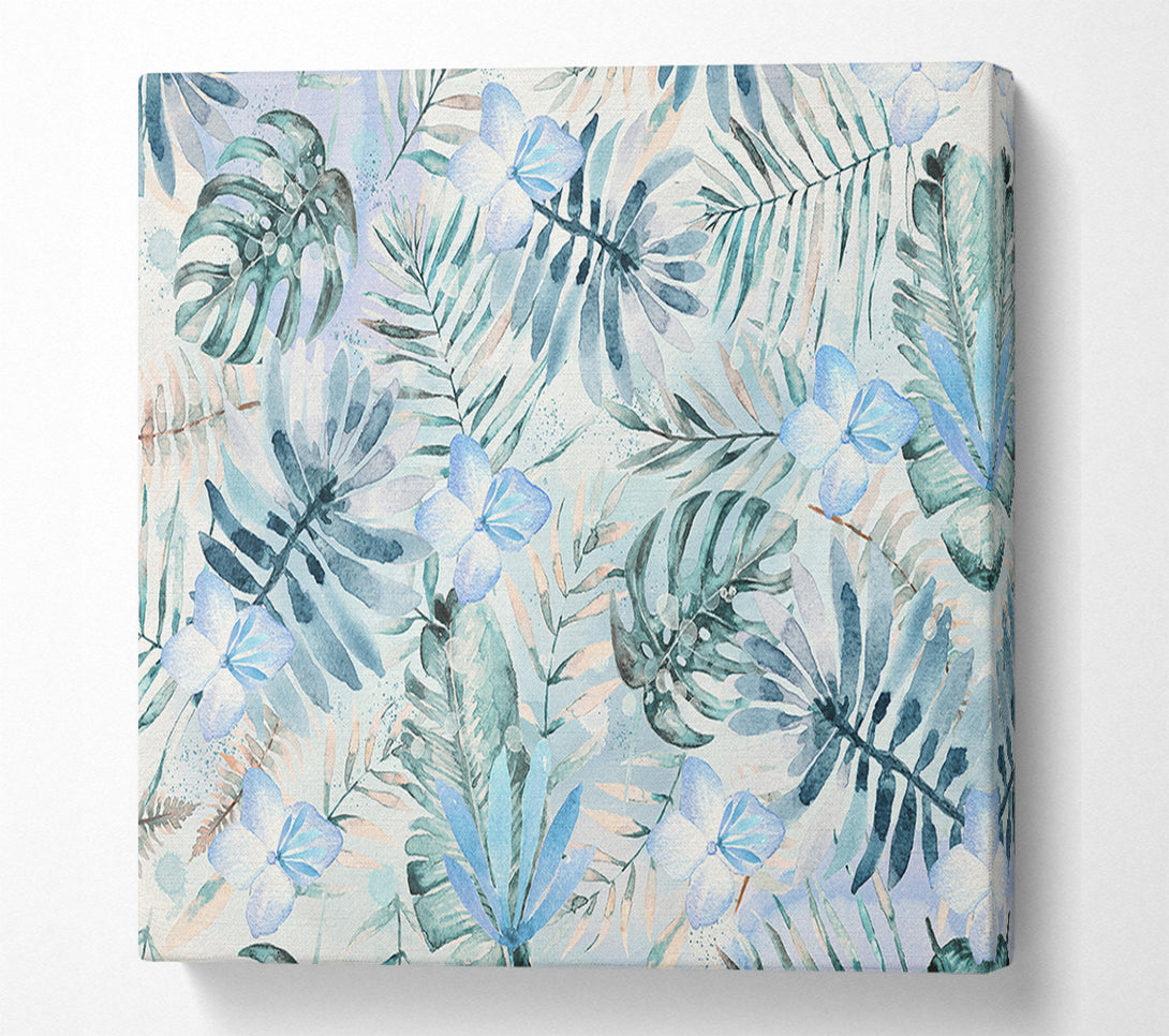  A Canvas Print of Cheese Plant Foliage Canvas Art