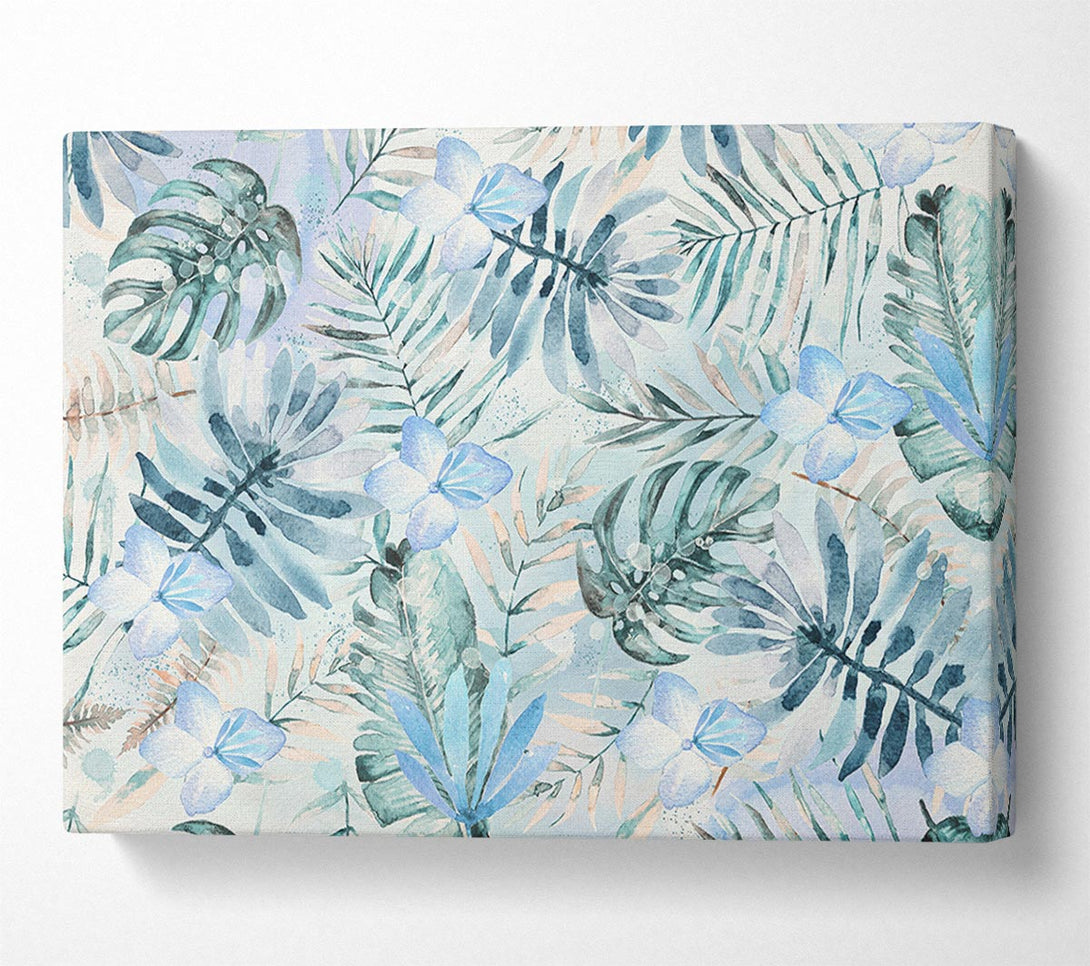  A Canvas Print of Cheese Plant Foliage Canvas Art