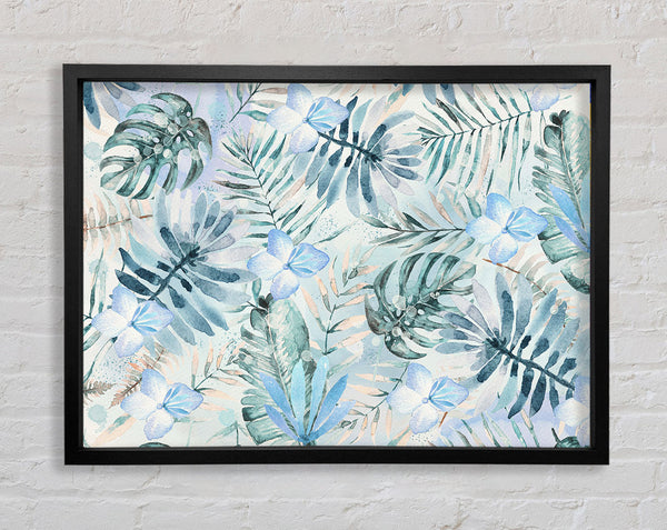 Cheese Plant Foliage Framed Print