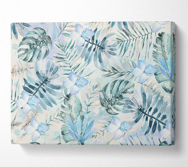  A Canvas Print of Cheese Plant Foliage Canvas Art