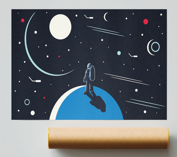 Looking Out Into The Universe Print