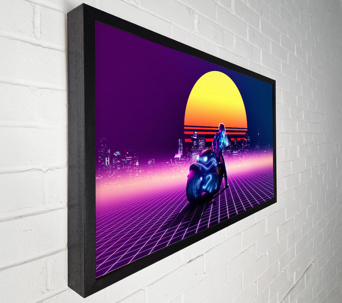  A Canvas Print of The Future Motorbike Canvas Wall Art