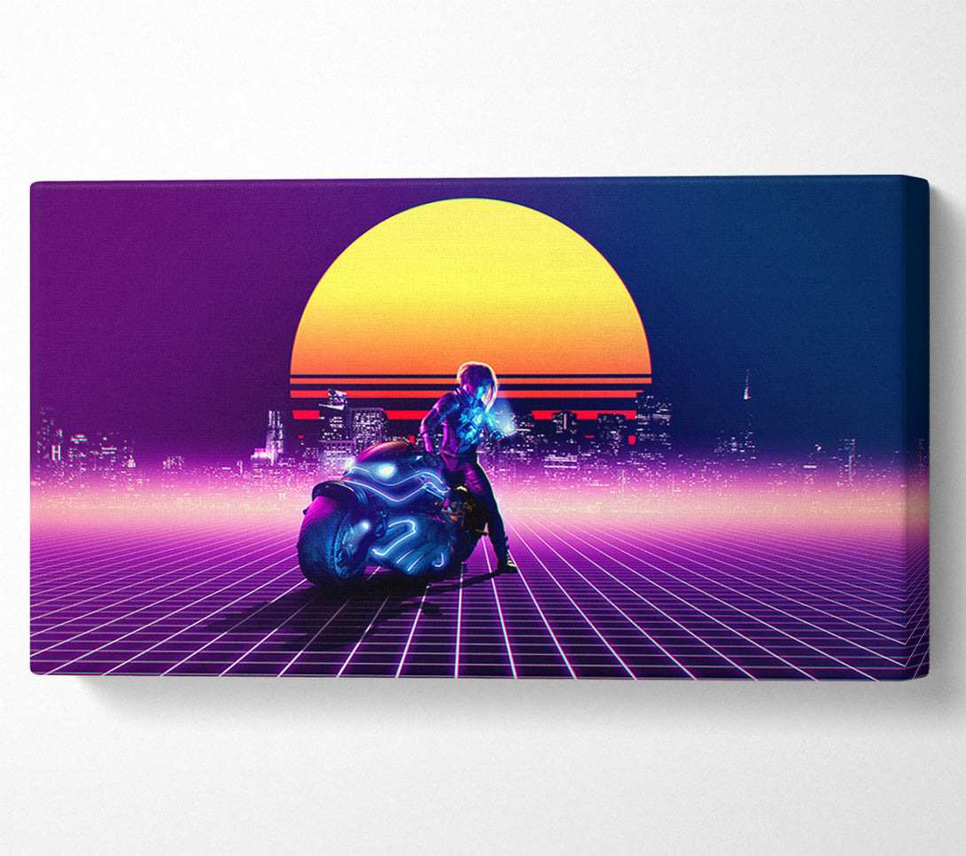  A Canvas Print of The Future Motorbike Canvas Wall Art