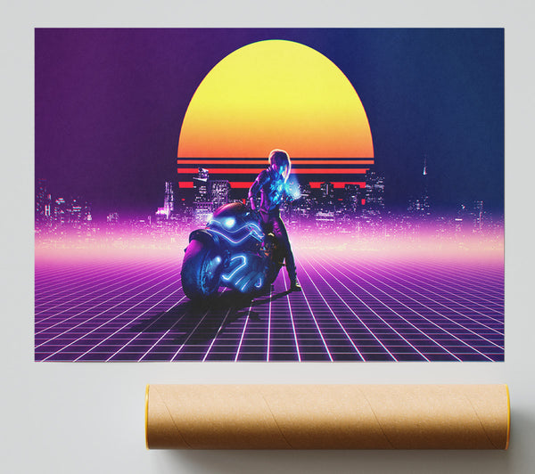 The Future Motorbike Giclee Print