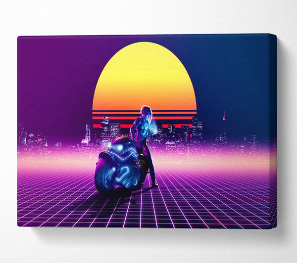  A Canvas Print of The Future Motorbike Canvas Wall Art
