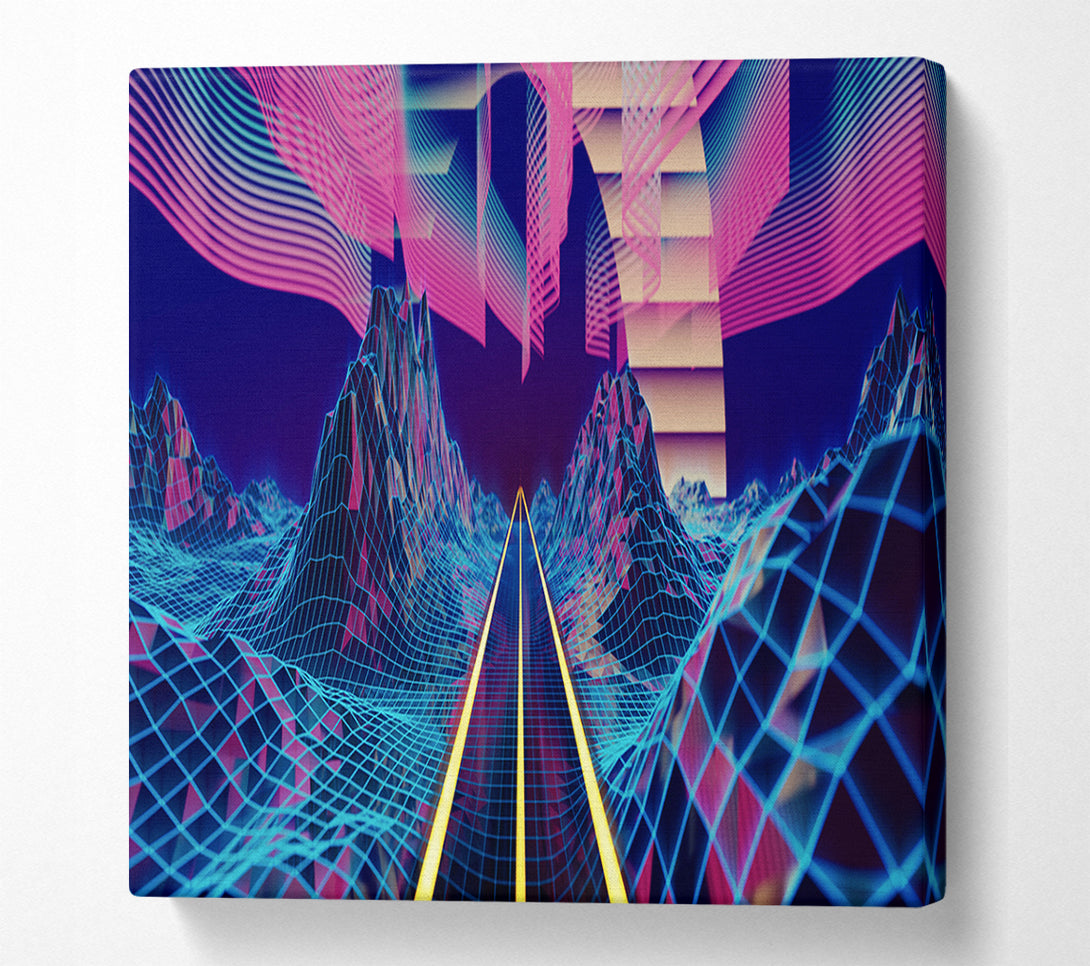  A Canvas Print of Road To The Future Canvas Art