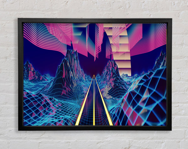 Road To The Future Framed Print
