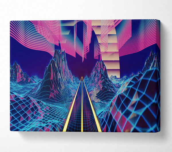  A Canvas Print of Road To The Future Canvas Art