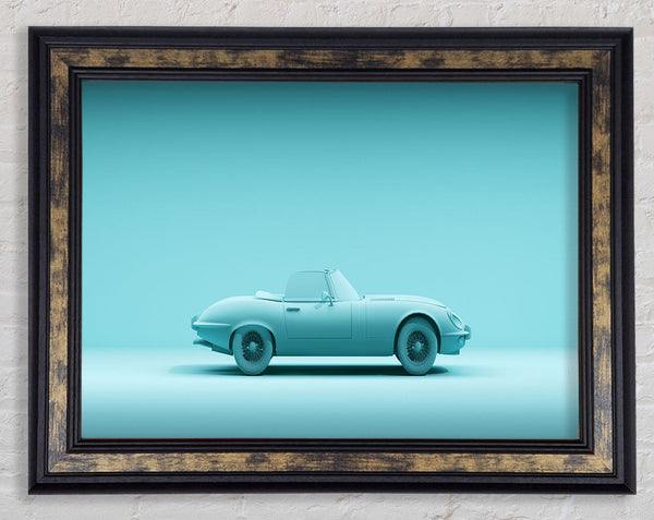 E-Type Jaguar Classic Framed Print